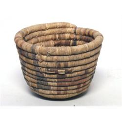 Salmon River Coiled Circular Basket