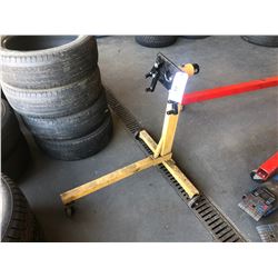 YELLOW ENGINE STAND