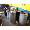 Image 1 : 8 ASSORTED EMPTY OIL BARRELS