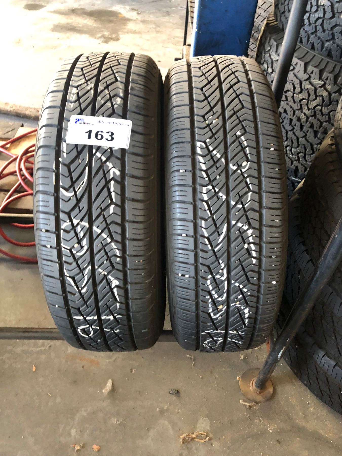 PAIR OF YOKOHAMA 225/65R16 TIRES