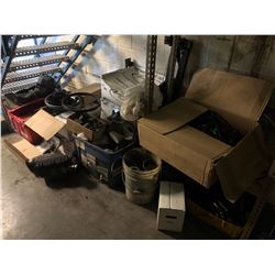 LARGE LOT OF ASSORTED CAR PARTS, ENGINE PARTS & MORE