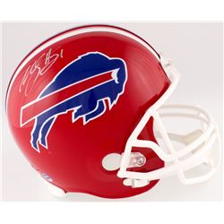 Willis McGahee Signed Bills Full-Size Helmet (DA COA)