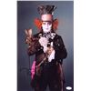 Image 1 : JOHNNY DEPP SIGNED ALICE IN WONDERLAND 11 X 18 PHOTO ( JSA COA)