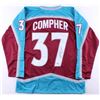 Image 1 : J.T. Compher Signed Avalanche Jersey (Beckett COA) *Framing Jersey*
