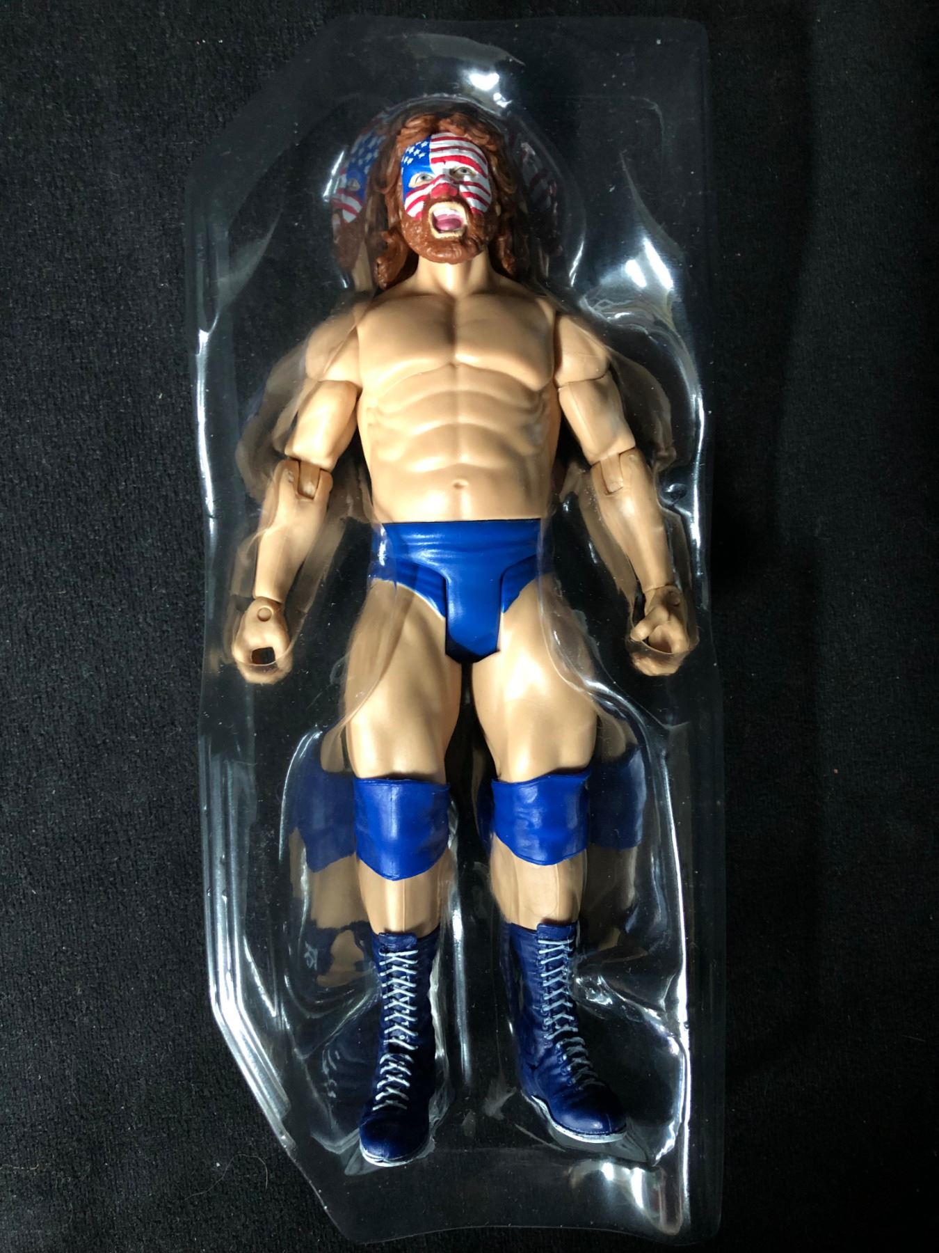 WWF WWE HASBRO SIMBA WENTOYS WRESTLING FIGURE JIM HACKSAW DUGGAN USED