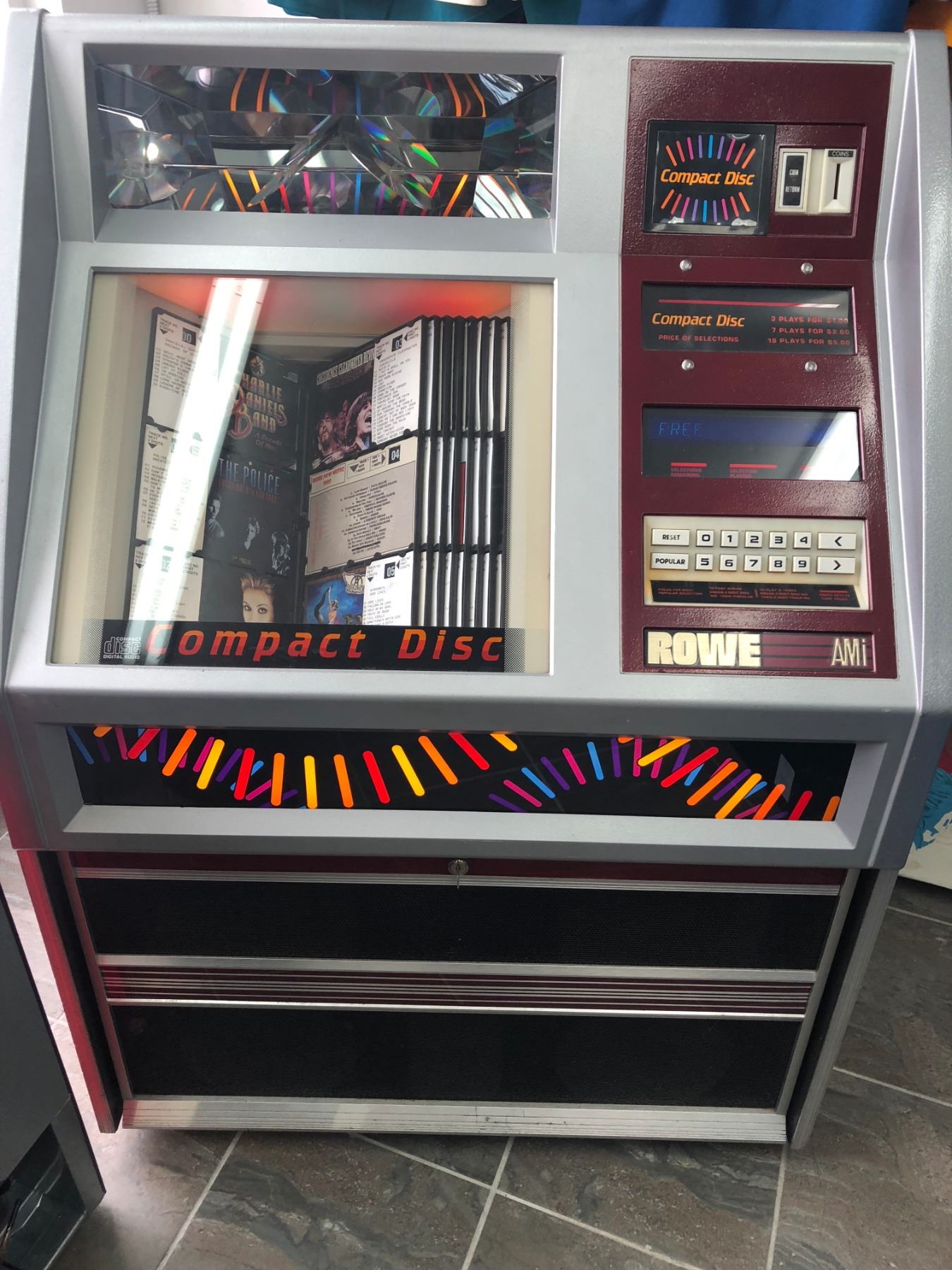 Rowe AMi Cd Jukebox Completely Restored WORKING rowe-ami-cd-jukebox-completely-restored-working