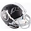 Image 1 : Mike Evans Signed Raiders Custom Matte Black Full-Size Helmet (PSA Hologram)
