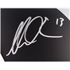 Image 2 : Mike Evans Signed Raiders Custom Matte Black Full-Size Helmet (PSA Hologram)