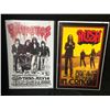 Image 1 : 11 X 18 CONCERT POSTER LOT ( RAMONES, RUSH)