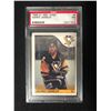 Image 1 : 1985 O-PEE-CHEE #9 MARIO LEMIEUX ROOKIE CARD (NM 7) -PSA GRADING-
