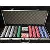 Image 1 : POKER CHIPS & CARD SET W/ CASE
