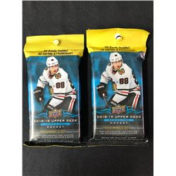 2018-19 UPPER DECK SERIES 2 HOCKEY CARD PACKS LOT (32 CARDS PER PACK)