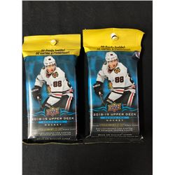 2018-19 UPPER DECK SERIES 2 HOCKEY CARD PACKS LOT (32 CARDS PER PACK)