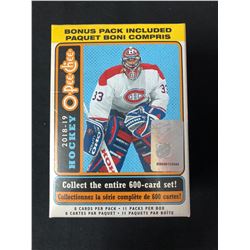  2018-19 Upper Deck O-Pee-Chee Hockey Blaster Box