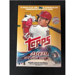 2018 Topps Update Baseball HUGE EXCLUSIVE Blaster Box-Jackie Robinson Day PATCH