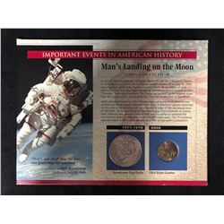 MAN'S LANDING ON THE MOON COIN COLLECTION