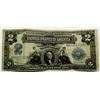 Image 1 : 1899 $2 SILVER CERT US LARGE NOTE