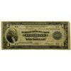 Image 1 : 1914 CLEVELAND OH $1 BANK NOTE SERIES OF 1918