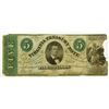 Image 1 : 1862 $5 VIRGINIA TREASURY NOTE - RICHMOND