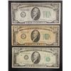 Image 1 : 3- $10 FEDERAL RESERVE NOTES