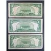 Image 2 : 3- 1928 $5 RED SEAL NOTES
