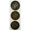 Image 2 : 3-SEATED HALF DOLLARS: 1859, 1875, 1876