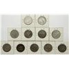 Image 2 : 11-SEATED HALF DOLLARS LOT. MIX GRADES