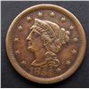 Image 1 : 1854 LARGE CENT XF/AU