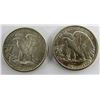 Image 2 : 1942 & 1945 WALKING LIBERTY HALF DOLLARS AU/BU