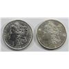 Image 1 : 1882-S & 1886 BU MORGAN DOLLARS