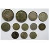 Image 1 : 12-SILVER INDIA RUPEE COINS
