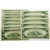 Image 2 : 13-1950'S $10 FEDERAL RESERVE NOTES