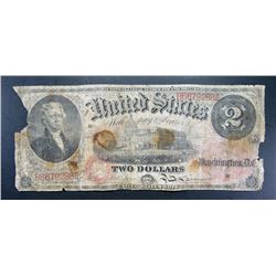 1874 $2 TWO DOLLAR LEGAL TENDER