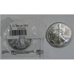 1997 & 2002 AMERICAN SILVER EAGLES
