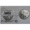 Image 1 : 1997 & 2002 AMERICAN SILVER EAGLES