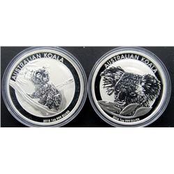 2- QUEEN ELIZABETH AUSTRALIA 1 DOLLAR SILVER