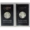 Image 1 : 2-GSA MORGAN CARSON CITY SILVER DOLLARS