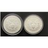 Image 2 : 1987 & 1993 AMERICAN SILVER EAGLES