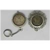 Image 2 : 2-Morgan Silver Dollars in pendants AU Morgan