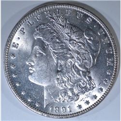1891 MORGAN DOLLAR, CH BU BETTER DATE