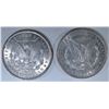 Image 2 : 1884 & 89 MORGAN DOLLARS, CH BU