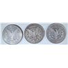 Image 2 : 3-BETTER DATE MORGAN DOLLARS: