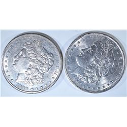 1890 & 1890-S CH BU MORGAN DOLLARS