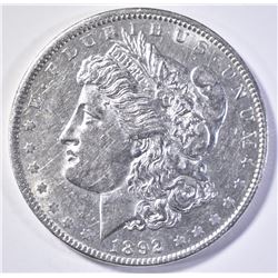 1892 MORGAN DOLLAR  AU/BU