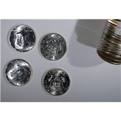 BU ROLL 1965 SMS KENNEDY HALF DOLLARS