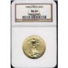 Image 1 : 1986 Eagle Gold $25 NGC MS68