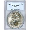 Image 1 : 1997 Eagle Silver $1 PCGS MS69