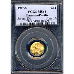 1915-S Pan-Pac G$1 PCGS MS64