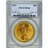 Image 1 : 1911 $20 PCGS MS62