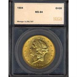 1904 $20 MS63